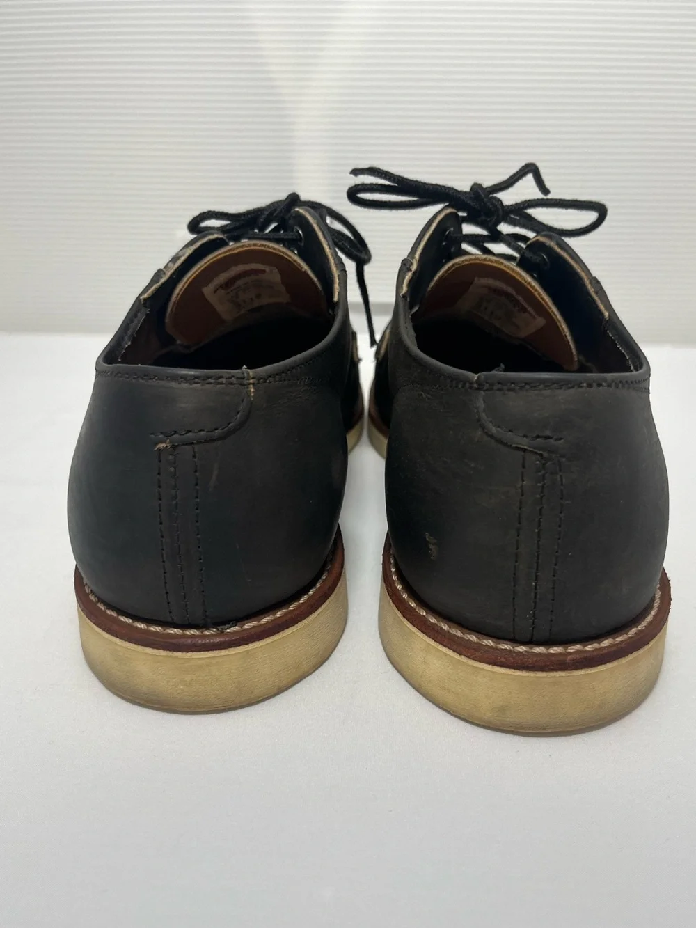 Red Wing Heritage 3119 Postman Oxford Charcoal Rough & Tough Leather Men's 9.5 D